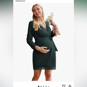 Ekouaer maternity Robe (sold on Amazon) with lace detail, never worn!!